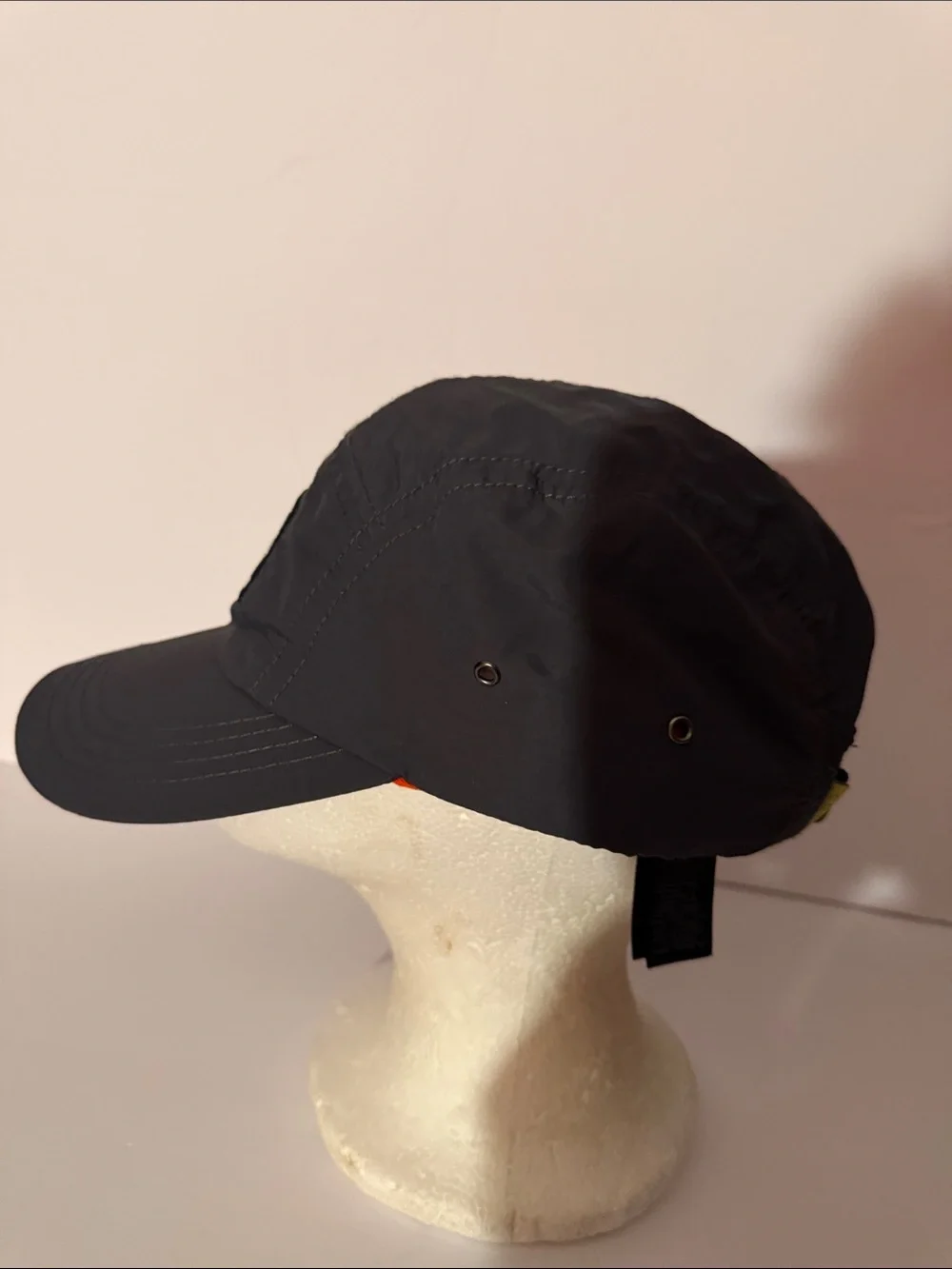 Jack & Jones Constructed Utility Wear 5 Panel Cap Black Adjustable Hat